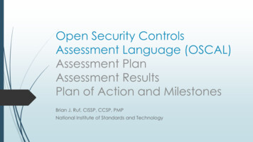 OSCAL Assessment Model Overview