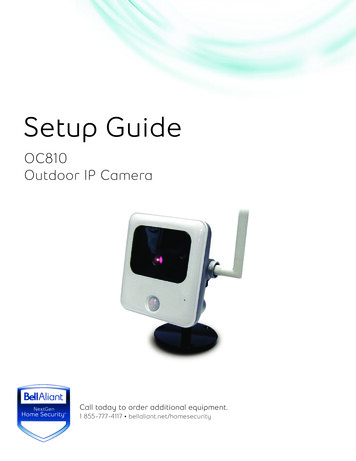 201406 EquipSpec OC810-Camera SetUp Guide