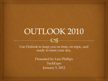 Use Outlook To Keep You On Time, On Topic, And Ready To .