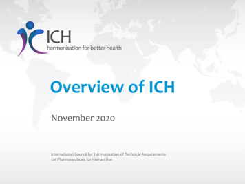 Overview Of ICH