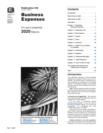 2020 Publication 535 - IRS