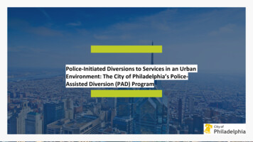 Police-Initiated Diversions To Services In An Urban .