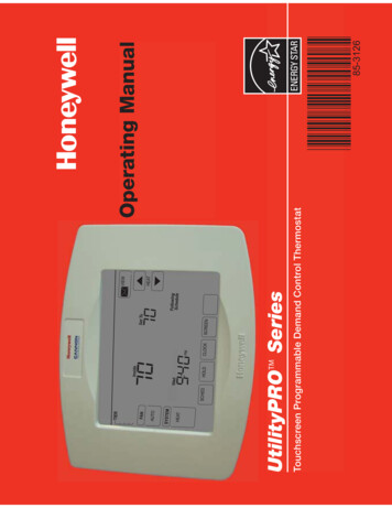 Touchscreen Programmable Demand Control Thermostat