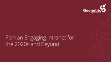 Plan An Engaging Intranet For The 2020s And Beyond