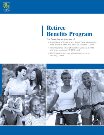 Retiree Benefits Program - Post-March 1, 1994 - RBC