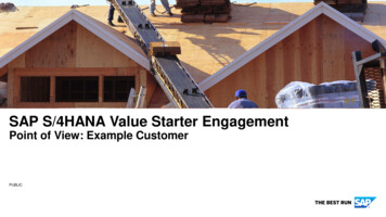 SAP S/4HANA Value Starter Engagement