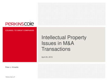 Intellectual Property Issues In M&A Transactions