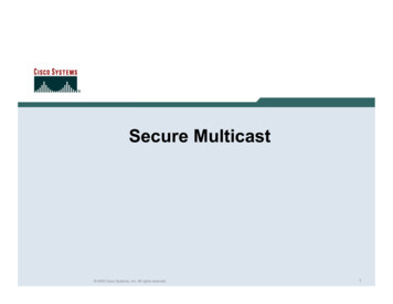 Secure Multicast - Cisco