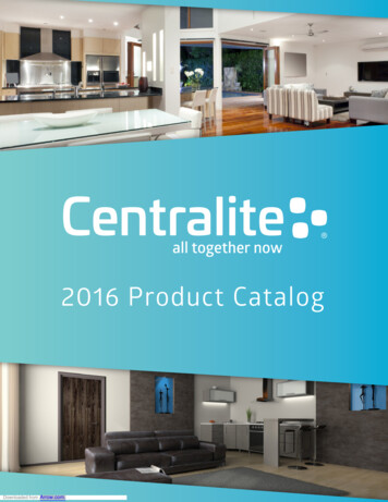 2016 Product Catalog - Centralite