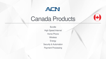 ACN Canada Product Positioning, English