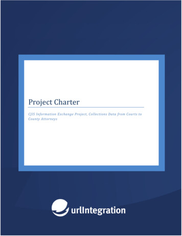Charter -CJIS Exchange-Collections Data
