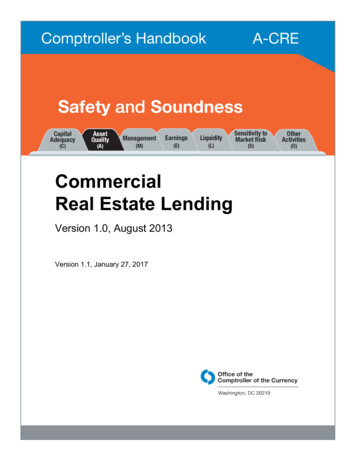 Commercial Real Estate Lending - OCC