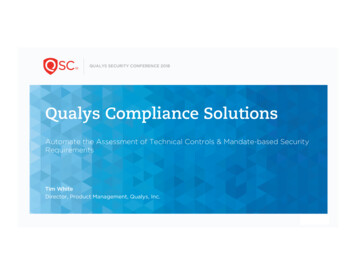 Qualys Compliance Solutions