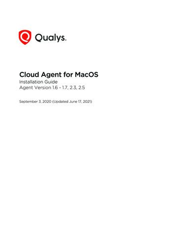 Cloud Agent For Mac - Qualys