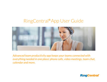 RingCentral App User Guide