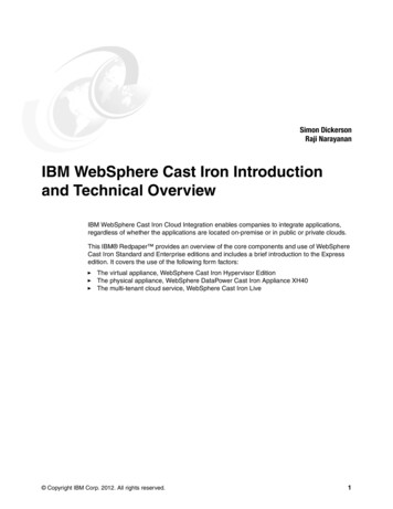 IBM WebSphere Cast Iron: Technical Overview