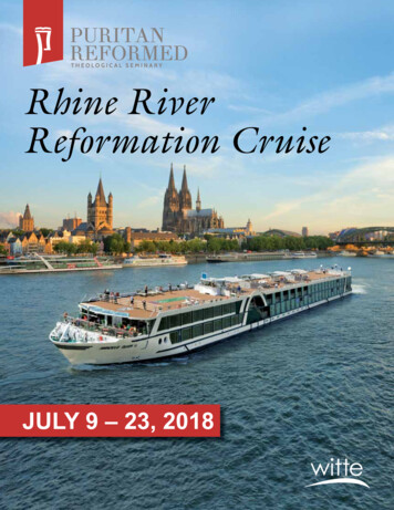 Rhine River Reformation Cruise