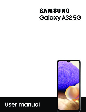 Samsung Galaxy A32 5G User Manual - Sprint