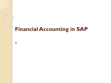 Financial Accounting In SAP