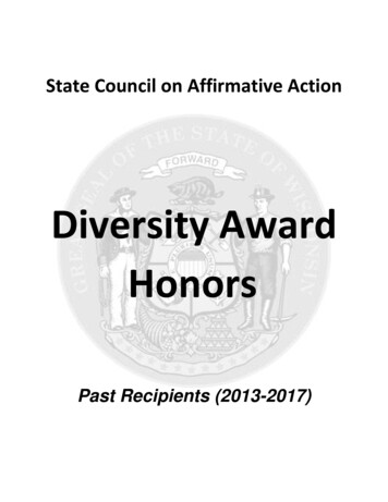 Diversity Award Honors