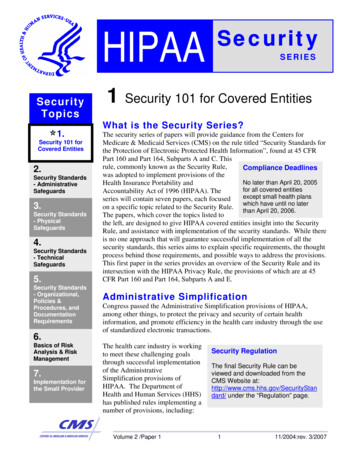 HIPAA Security - HHS