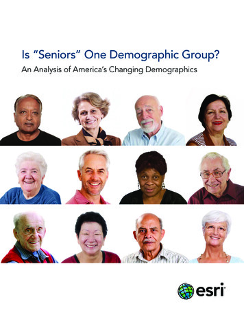 Is 'Seniors' One Demographic Group?