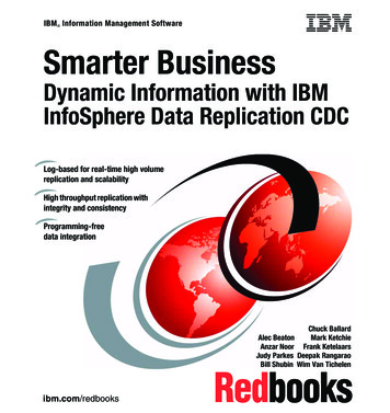 IBM Information Management SoftwareFront Cover Smarter .