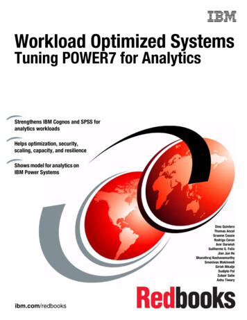 Front Cover Workload Optimized Systems - IBM