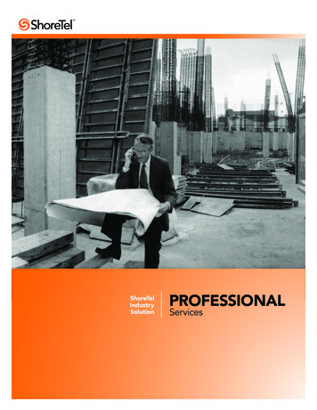 ShoreTel - Professional Services Industry Brochure