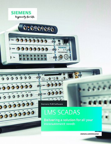 Siemens PLM Software LMS SCADAS