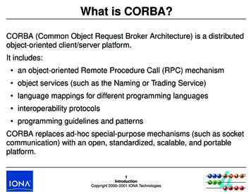 What Is CORBA?