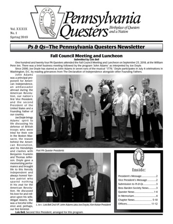 Pennsylvania Questers - PA Questers – Official Website