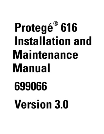 Sprint Protege 616 Installation Manual