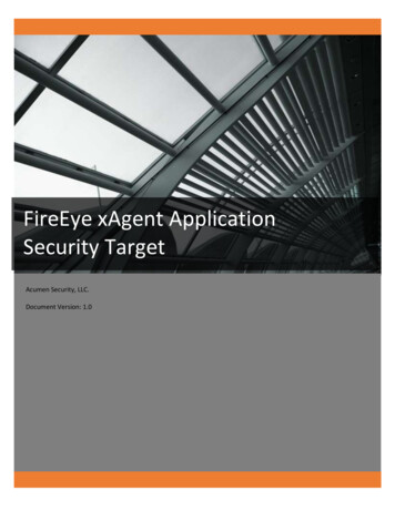 FireEye XAgent Application Security Target