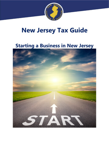 New Jersey Tax Guide - NJ