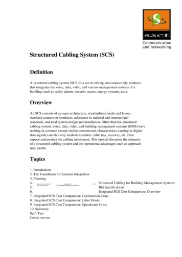 Structured Cabling System (SCS)