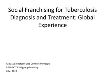 Social Franchising For Tuberculosis Diagnosis And .