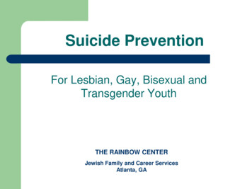 For Lesbian, Gay, Bisexual And Transgender Youth