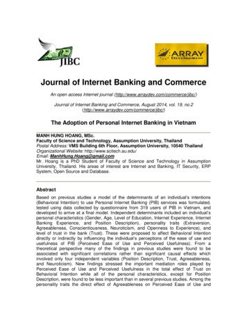 Journal Of Internet Banking And Commerce