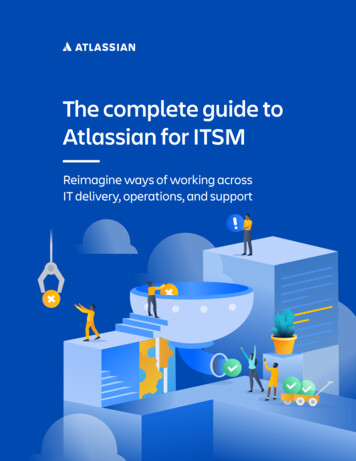 The Complete Guide To Atlassian For ITSM