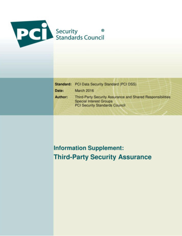 Third-Party Security Assurance