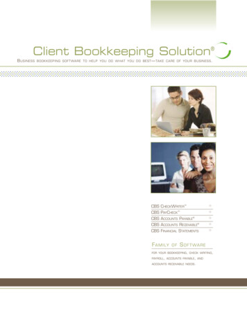 Client Bookkeeping Solution - Morrow & Co. LLC