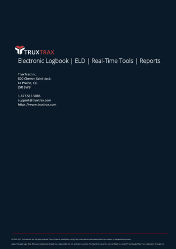 Electronic Logbook ELD Real-Time Tools Reports