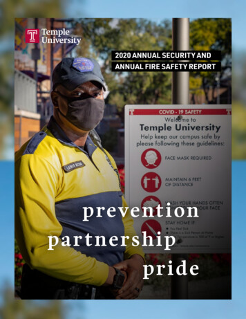 2020 Temple University Annual Security And Annual Fire .