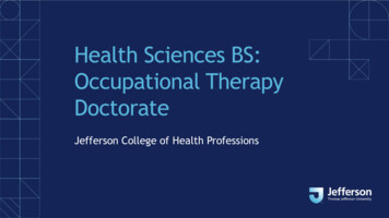 Health Sciences BS: Occupational Therapy Doctorate