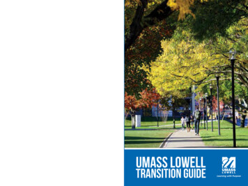 UMass Lowell Transition Guide - Uml.edu