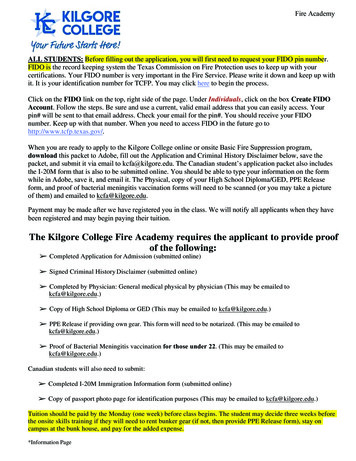 The Kilgore College Fire Academy Requires The Applicant To .