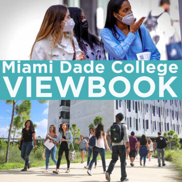 Miami Dade College VIEWBOOK