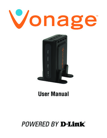 User Manual - Vonage