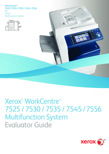Xerox WorkCentre 7525 / 7530 / 7535 / 7545 / 7556 .
